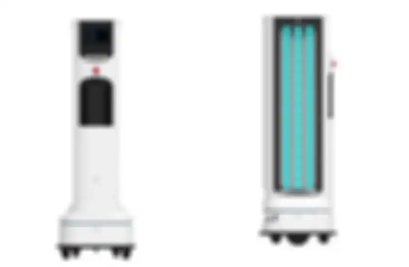 Robot otonom dengan sinar UV C bisa mendisinfeksi area (LG)