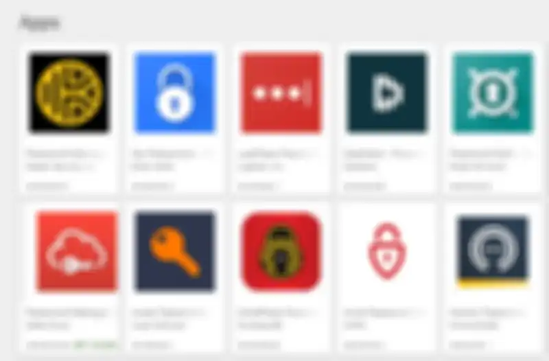 Aplikasi Password manager di Google Play