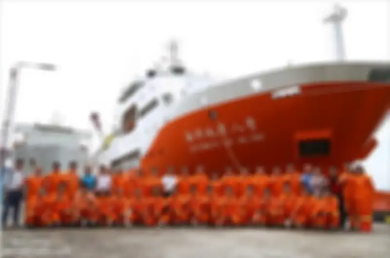 Kapal survei China Haiyang Dizhi 10 yang memasuki ZEE Indonesia lebih dari seminggu setelah nyelonong masuk di perairan Filipina September lalu