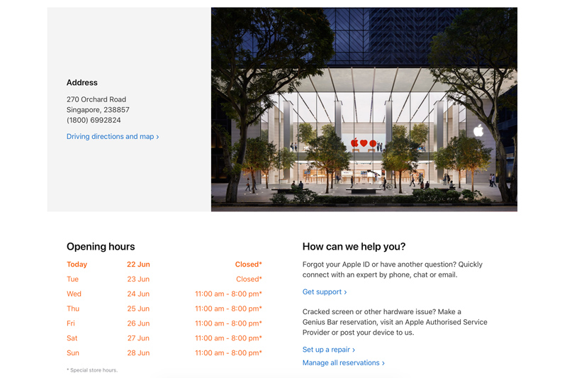 Jadwal buka Apple Orchard