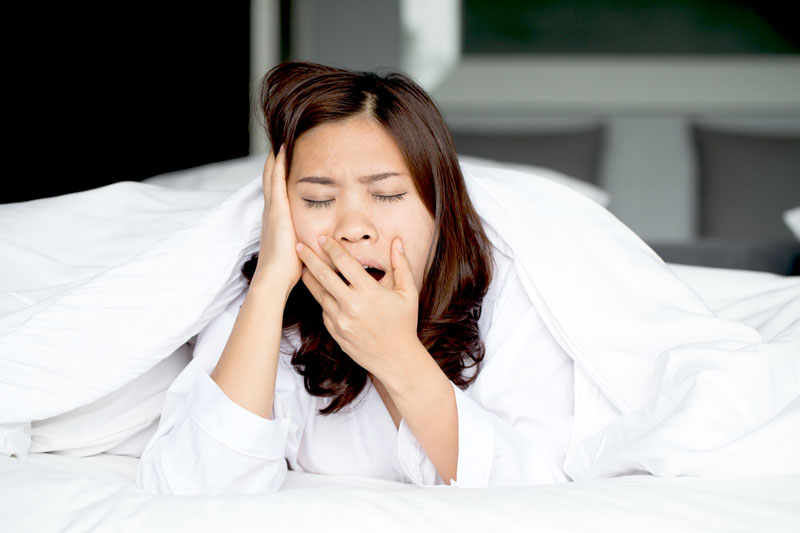 Ilustrasi bangun tidur