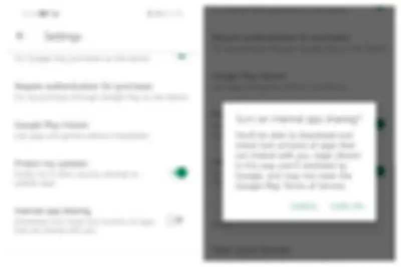 Contoh aplikasi internal app sharing