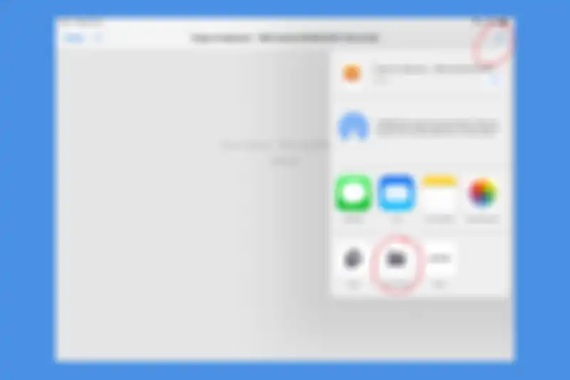 Ketuk file di cloud storage dan pilih save to files