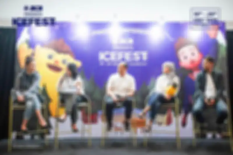 Press Conference ICEFEST 2019 (kiri ke kanan) Edwina Tirta Deputy General Manager IIG Events- Septi Herlina: VP of Consumer Business BCA- Djatmiko Wardoyo: Director Marketing & Communications Erajaya- Marisa Tumbuan: Founder Irresistible Bazaar- I.G.N Agung Alit Udayana (Alit): Event & Marcomm Manager Columbia