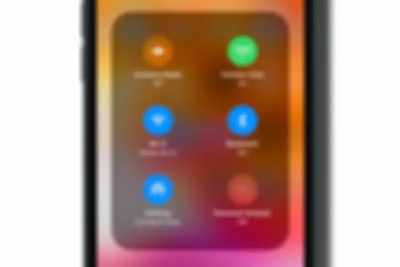AirDrop di Control Center