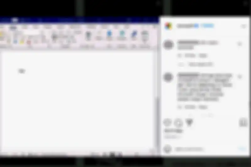 Tangkapan layar kolom komentar salah satu unggahan Microsoft yang dibanjiri komentar negatif berbahasa Indonesia.