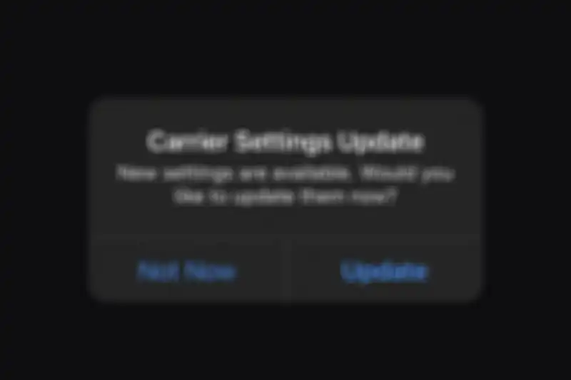 Carrier Settings Update