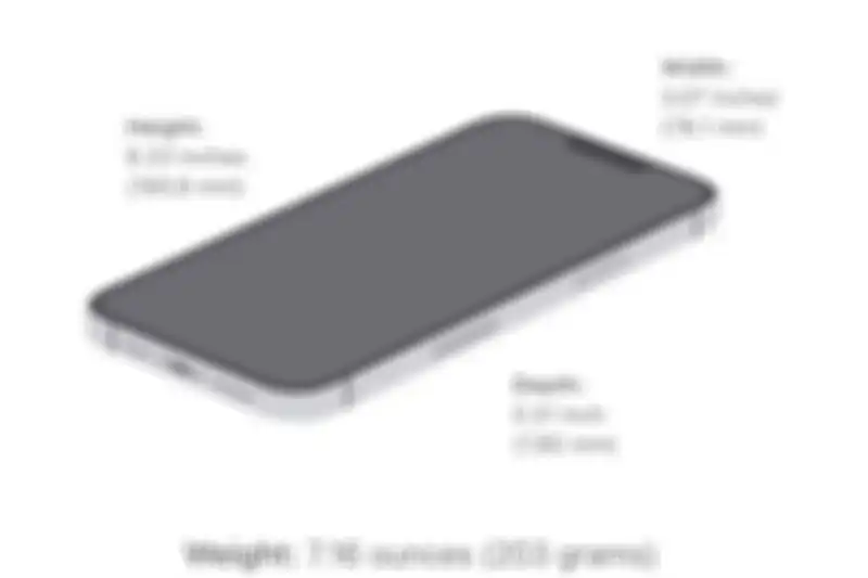Dimensi bodi dan berat iPhone 14 Plus