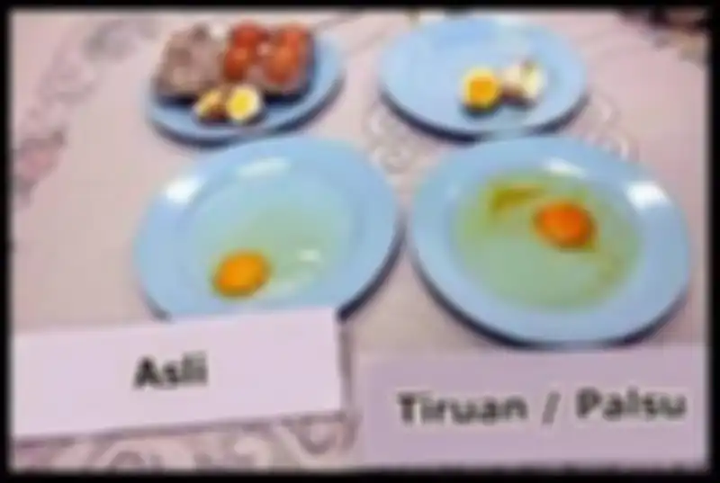 telur palsu
