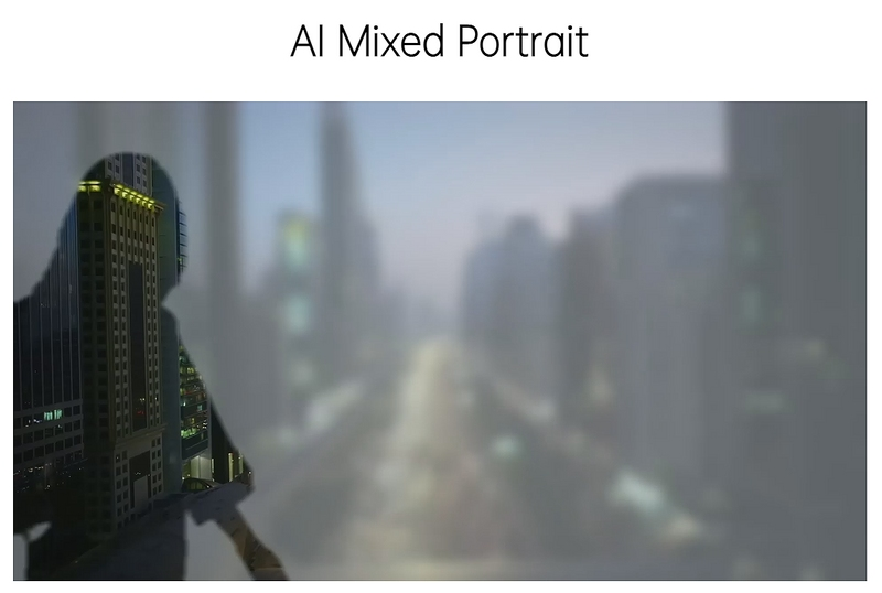 fitur AI Mixed Portrait di Reno5