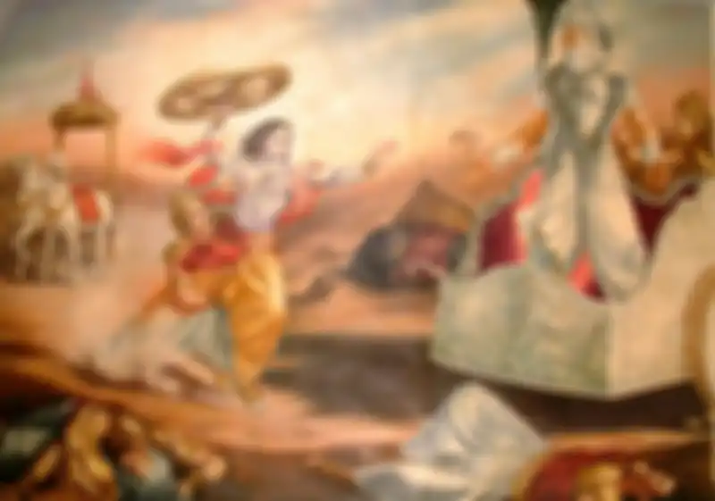 Ilustrasi Perang Kurusetra
