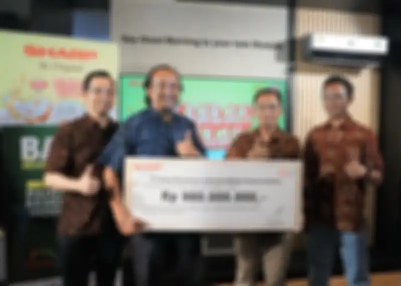 Apresiasi dan dukungan kepada tenaga kesehatan di 7 kota di zona merah dan hitam oleh Sharp.