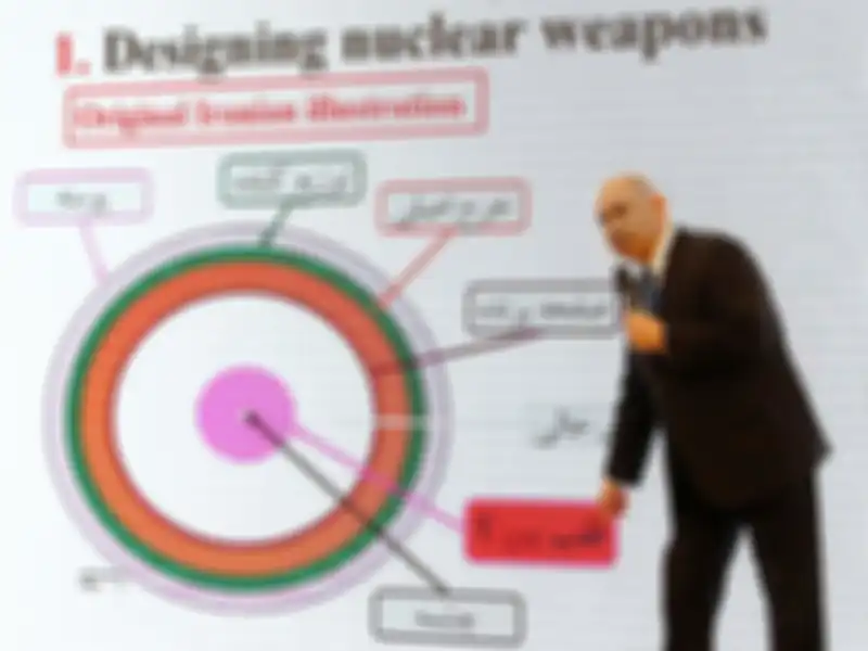 Ini adalah plan rancangan desain senjata nuklir Iran.