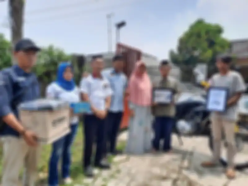 Penyerahan Yamaha WR155 ke konsumen di Jawa Barat