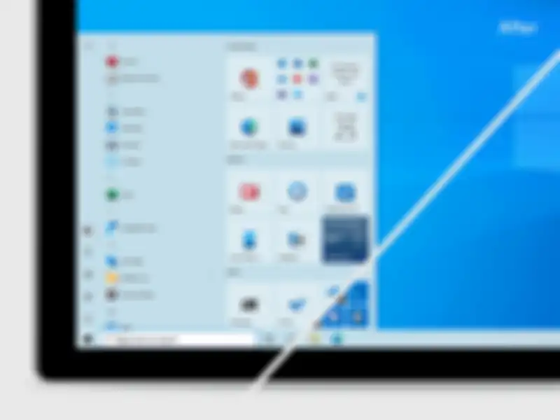 Tampilan baru menu Start di Windows 10.