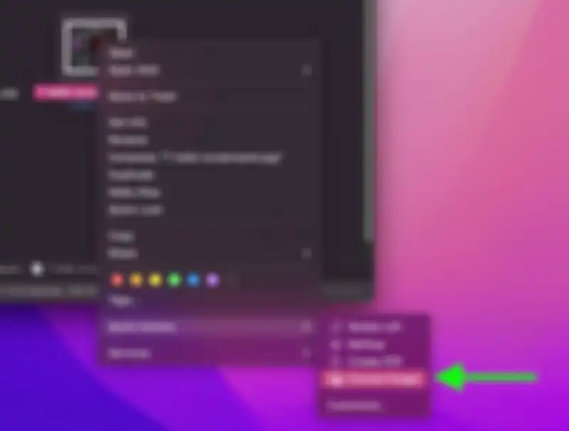 Cara convert gambar di Finder macOS Monterey