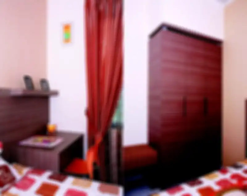 Penambahan meja belajar dan lemari berbahan megateak dengan motif zebra.