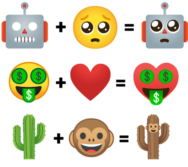 Contoh kombinasi emoji