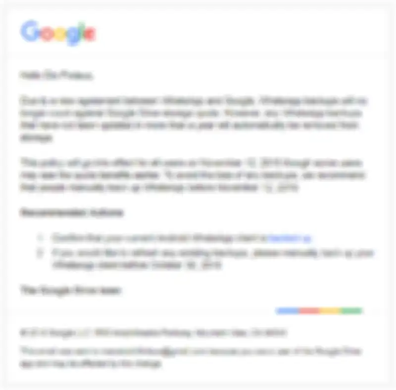 Email dari Google Drive