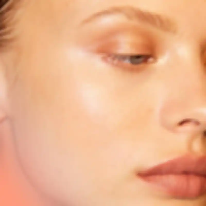 Blush on orange