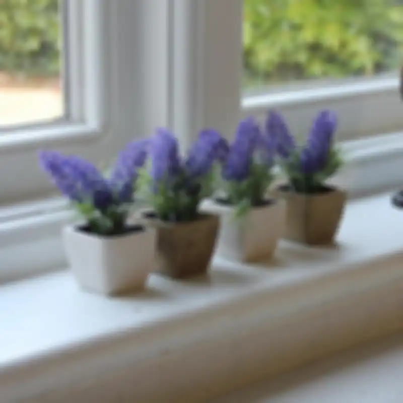 Tanaman lavender dalam rumah