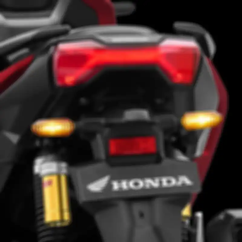 Fitur ESS (Emergency Stop Signal) di Honda ADV 160 ABS.