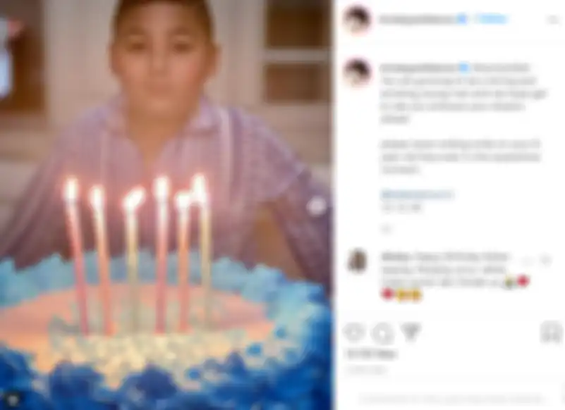 Perayaan sederhana ulang tahun Kellen