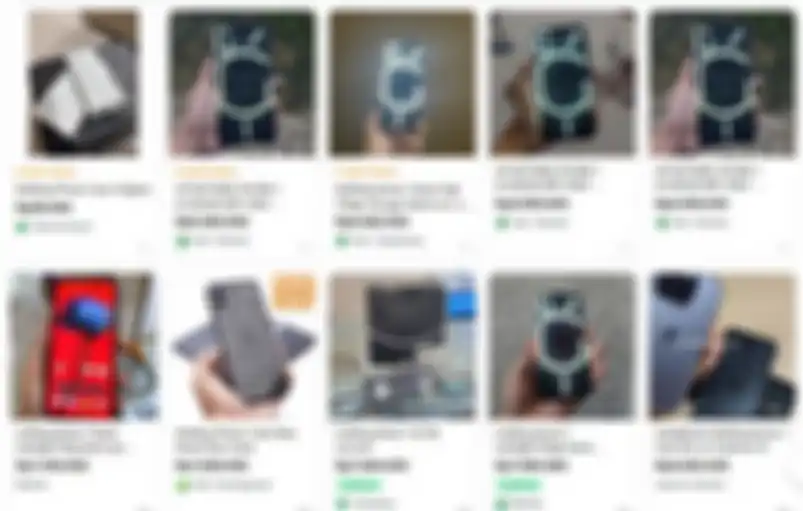 Harga HP second Nothing Phone (1) di Tokopedia