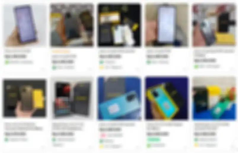 Harga HP second POCO X3 GT di Tokopedia