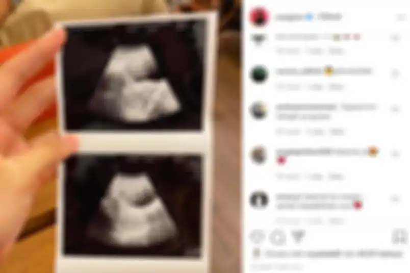 Margin Wieheerm hamil anak pertama