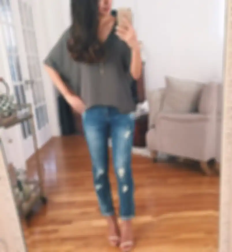 Draped top