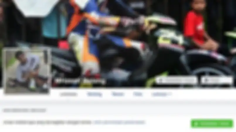 Facebook M. Hasan Bolang pembalap yang melakukan tindakan berbahaya