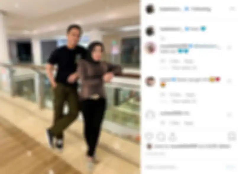 Penampilan Muzdalifah saat malam mingguan dengan sang suami