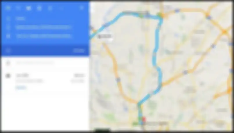 Ilustrasi penggunaan Google Maps