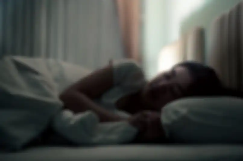 Ilustrasi tidur. 