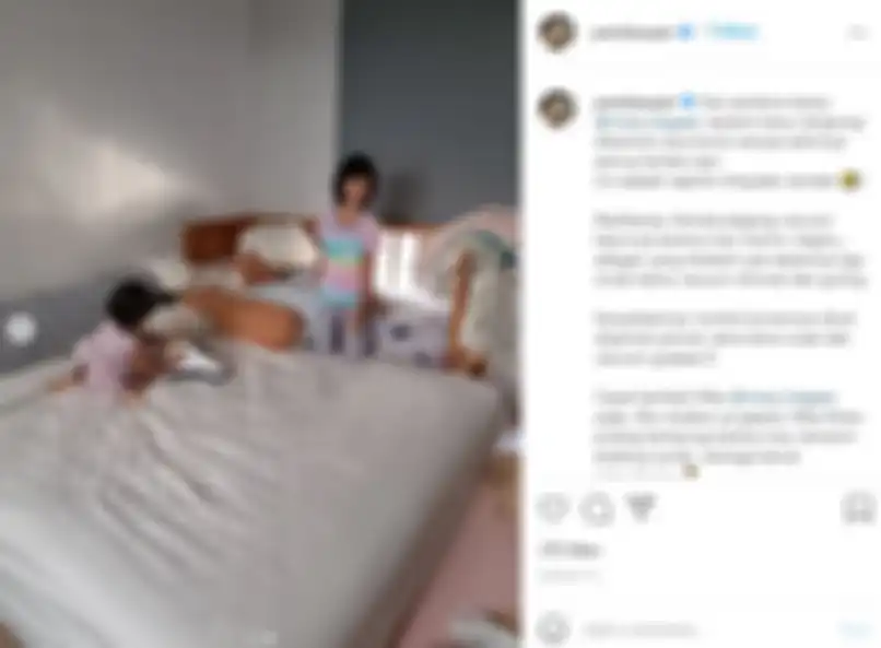 Potret kamar di rumah artis Cici Panda.