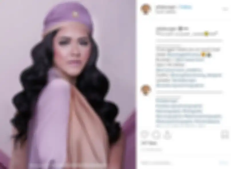 Penampilan Kahiyang Ayu seperti putri dari negeri 1001 malam