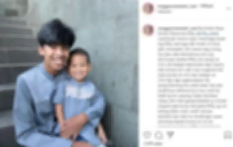 Anak Meggy Wulandari mengalami kecelakaan.