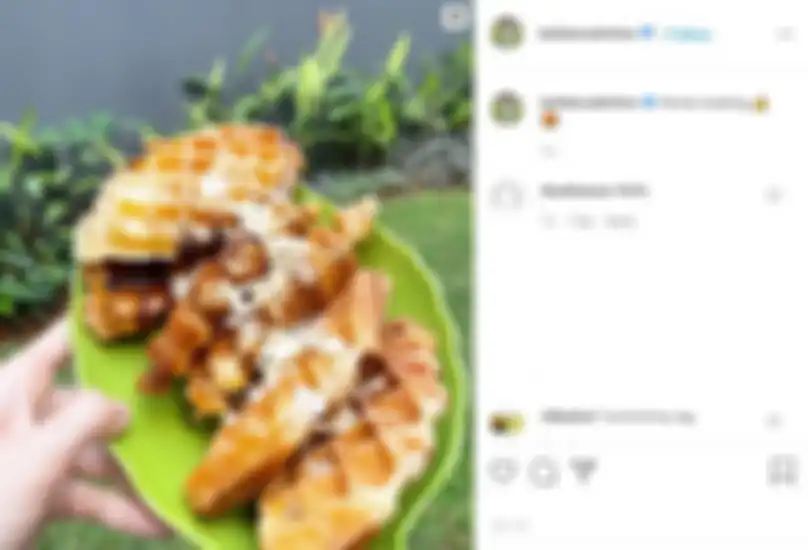 Wafle buatan Bella Luna