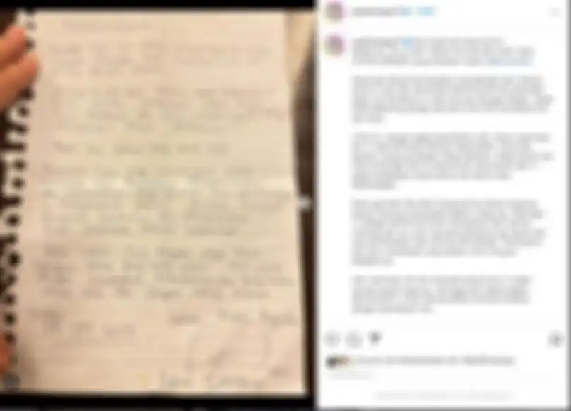 Septia Siregar bagikan surat dari suaminya.