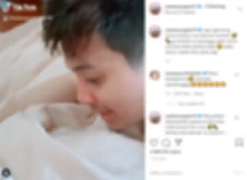 Unggahan video Irwansyah sedang berbicara dengan embrio di instagram Zaskia Sungkar