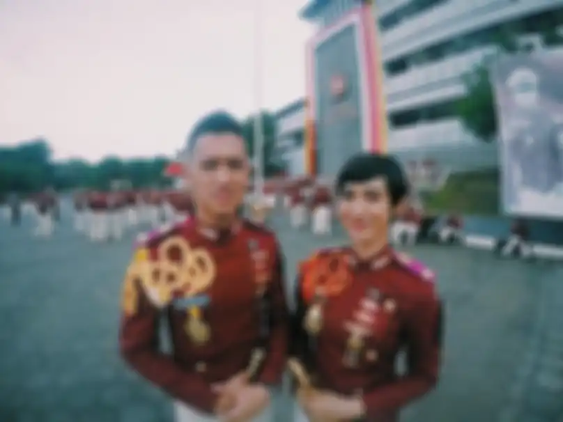 Foto Iptu Vivin Febriyanti, polwan cantik yang disebut mirip Nabila Syakieb. Vivin menikah dengan teman satu angkatannya di Akpol.