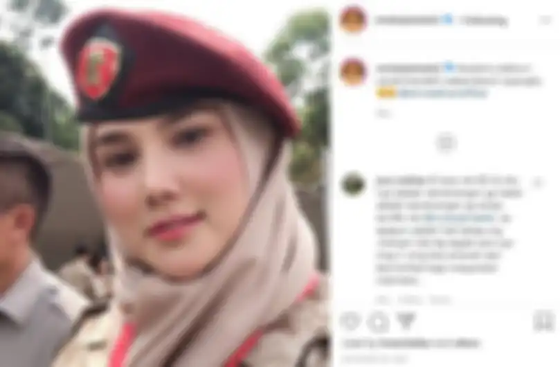Postingan Mulan Jameela saat diklat