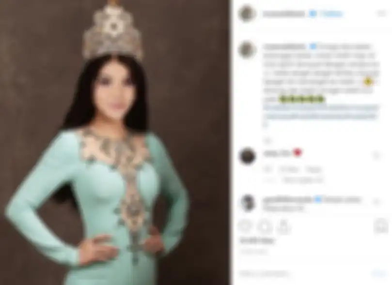 Unggahan Instagram Meldi