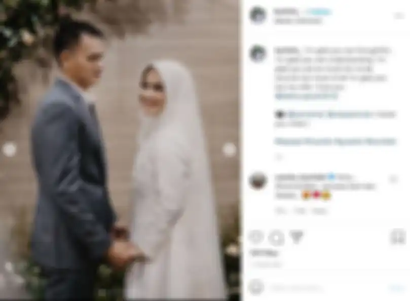 Foto pernikahan Ikke Nurjannah
