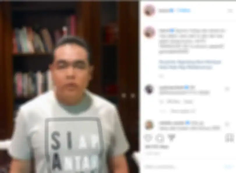 Penampilan baru Adam Suseno tanpa kumis