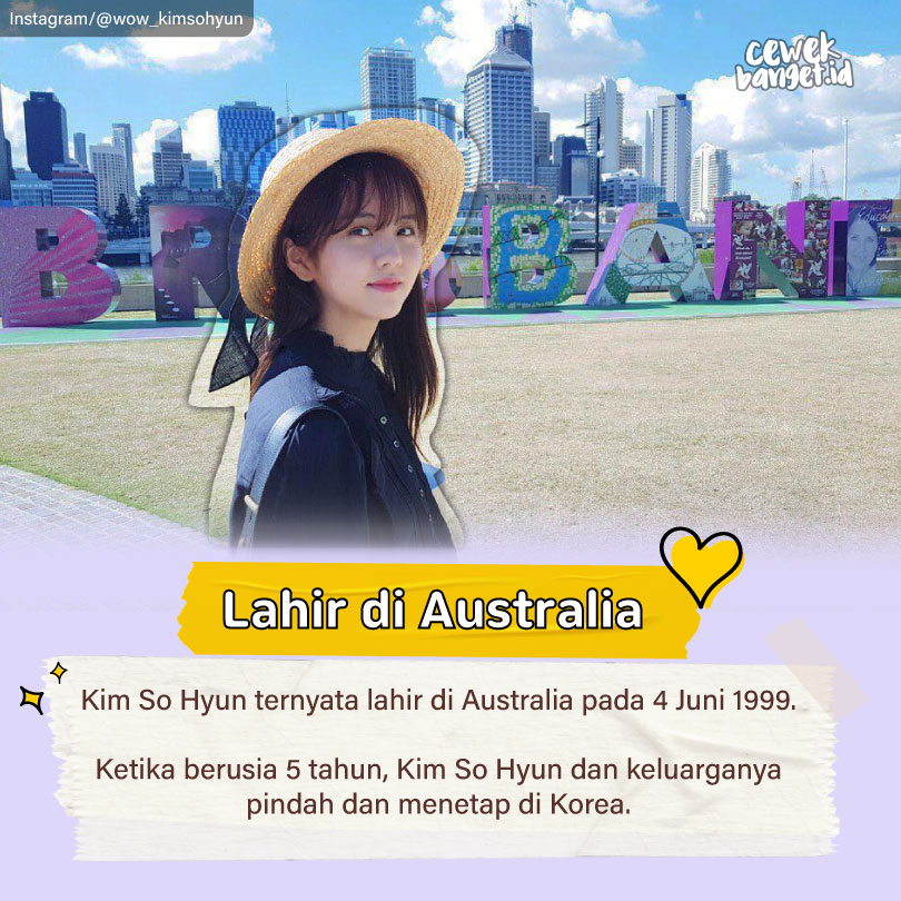 Kim So Hyun Lahir di Australia