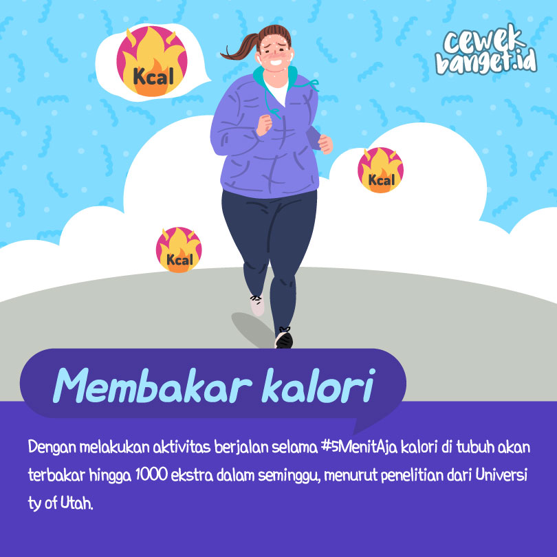 Berjalan kaki bisa membakar kalori