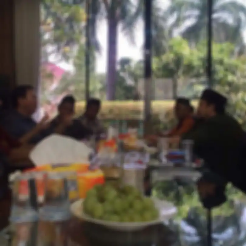Ruang makan Ahok banyak bukaan
