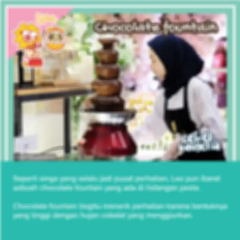 Karakter Zodiak Leo dengan Chocolate Fountain